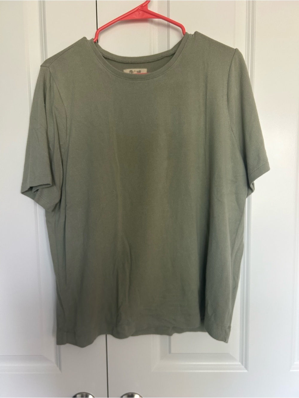 Women’s Madewrll Olive Green Crew Neck T-Shirt